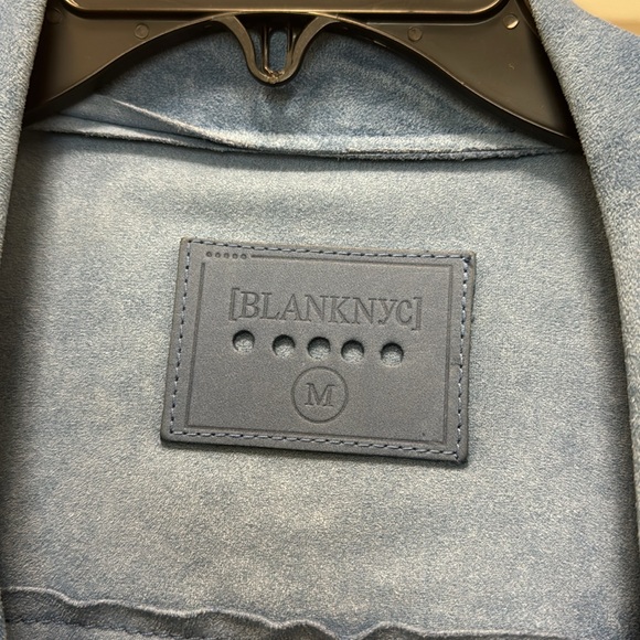 Blank NYC Blue Suede Jacket - Picture 3 of 3